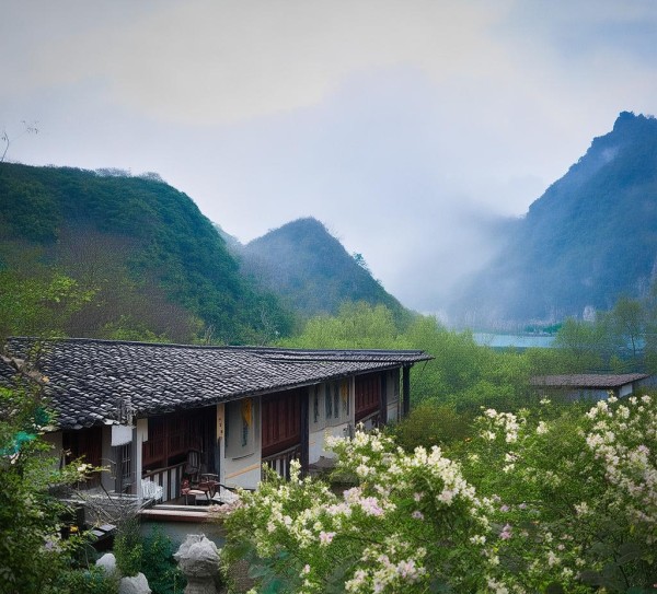 五泉山的宾馆，风景与文化的完美融合